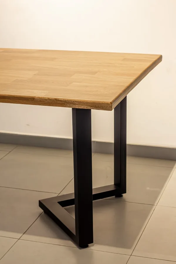 MESA DE COMEDOR CON BASE EN HIERRO CH2 - Image 3